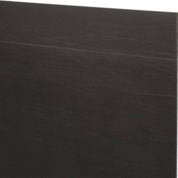 Made in USA - 1/8" Thick x 12" Wide x 1' Long, Nylon 6/6 (MDS-Filled) Sheet - Black - Americas Industrial Supply
