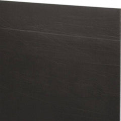 Made in USA - 1/8" Thick x 12" Wide x 1' Long, Nylon 6/6 (MDS-Filled) Sheet - Black - Americas Industrial Supply
