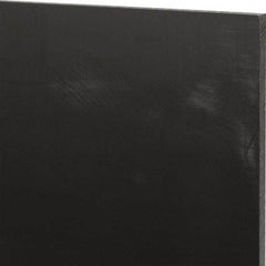 Made in USA - 3/16" Thick x 12" Wide x 2' Long, Nylon 6/6 (MDS-Filled) Sheet - Black - Americas Industrial Supply