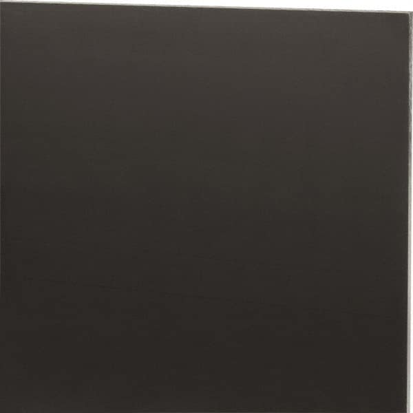 Made in USA - 1/4" Thick x 12" Wide x 4' Long, Nylon 6/6 (MDS-Filled) Sheet - Black - Americas Industrial Supply