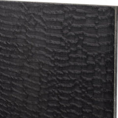 Made in USA - 3/8" Thick x 12" Wide x 2' Long, Nylon 6/6 (MDS-Filled) Sheet - Black - Americas Industrial Supply