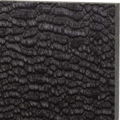 Made in USA - 1/2" Thick x 12" Wide x 1' Long, Nylon 6/6 (MDS-Filled) Sheet - Black - Americas Industrial Supply