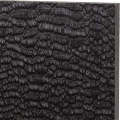 Made in USA - 1/2" Thick x 12" Wide x 2' Long, Nylon 6/6 (MDS-Filled) Sheet - Black - Americas Industrial Supply