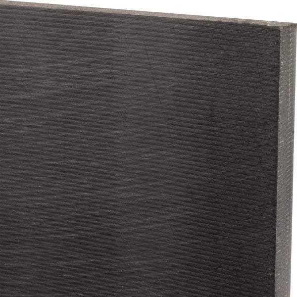 Made in USA - 3/4" Thick x 12" Wide x 2' Long, Nylon 6/6 (MDS-Filled) Sheet - Black - Americas Industrial Supply