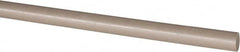 Made in USA - 8' Long, 1/2" Diam, PEEK Plastic Rod - Thermoplastic - Americas Industrial Supply