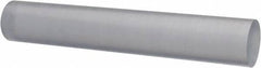 Made in USA - 1' Long, 2" Diam, Polycarbonate Plastic Rod - Clear - Americas Industrial Supply