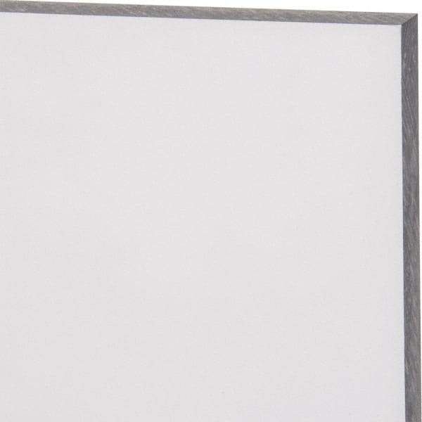 Made in USA - 3/16" Thick x 48" Wide x 8' Long, Polycarbonate Sheet - Abrasion Resistant Grade - Americas Industrial Supply
