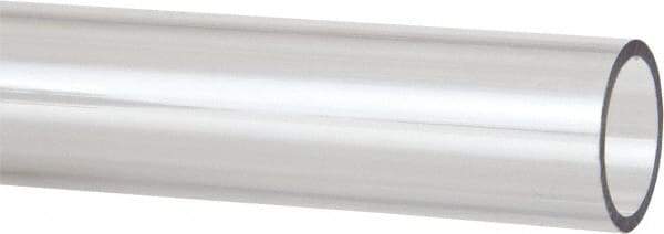 Made in USA - 3/4 Inch Outside Diameter x 8 Ft. Long, Plastic Round Tube - Polycarbonate - Americas Industrial Supply