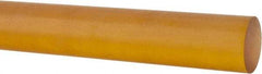 Made in USA - 4' Long, 3/8" Diam, Polyetherimide (PEI) Plastic Rod - Natural (Color) - Americas Industrial Supply