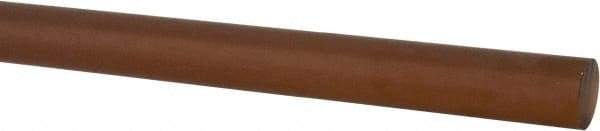 Made in USA - 8' Long, 1/2" Diam, Polyetherimide (PEI) Plastic Rod - Natural (Color) - Americas Industrial Supply
