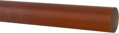 Made in USA - 1' Long, 1-1/4" Diam, Polyetherimide (PEI) Plastic Rod - Natural (Color) - Americas Industrial Supply