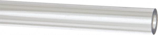 Made in USA - 1/2 Inch Outside Diameter x 6 Ft. Long, Plastic Round Tube - Cellulose Acetate Butyrate - Americas Industrial Supply