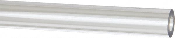 Made in USA - 5/8 Inch Outside Diameter x 6 Ft. Long, Plastic Round Tube - Cellulose Acetate Butyrate - Americas Industrial Supply