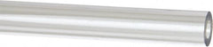 Made in USA - 1/2 Inch Outside Diameter x 6 Ft. Long, Plastic Round Tube - Cellulose Acetate Butyrate - Americas Industrial Supply