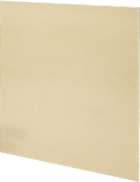Made in USA - 3/16" Thick x 12" Wide x 1' Long, Epoxyglass Laminate (G10/F4) Sheet - Mustard Yellow, ±0.019 Tolerance - Americas Industrial Supply