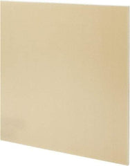 Made in USA - 1/4" Thick x 12" Wide x 1' Long, Epoxyglass Laminate (G10/F4) Sheet - Mustard Yellow, ±0.022 Tolerance - Americas Industrial Supply