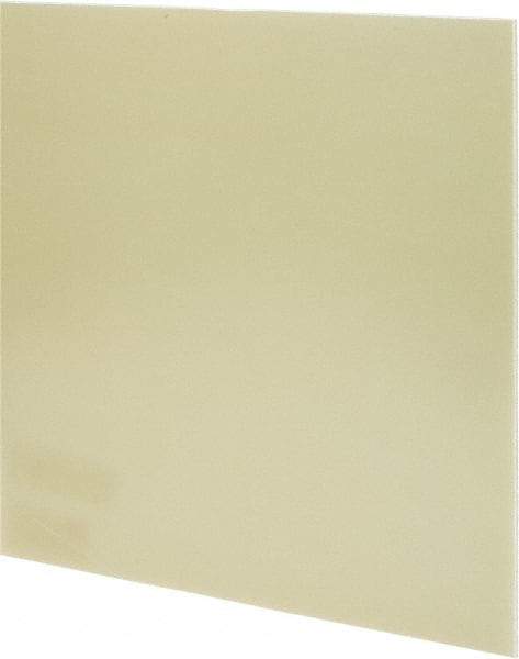 Made in USA - 1/8" Thick x 12" Wide x 2' Long, Epoxyglass Laminate (G10/F4) Sheet - Mustard Yellow, ±0.012 Tolerance - Americas Industrial Supply
