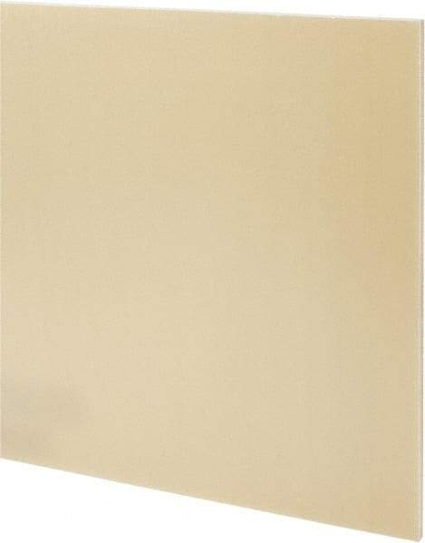 Made in USA - 1/4" Thick x 24" Wide x 2' Long, Epoxyglass Laminate (G10/F4) Sheet - Mustard Yellow, ±0.022 Tolerance - Americas Industrial Supply