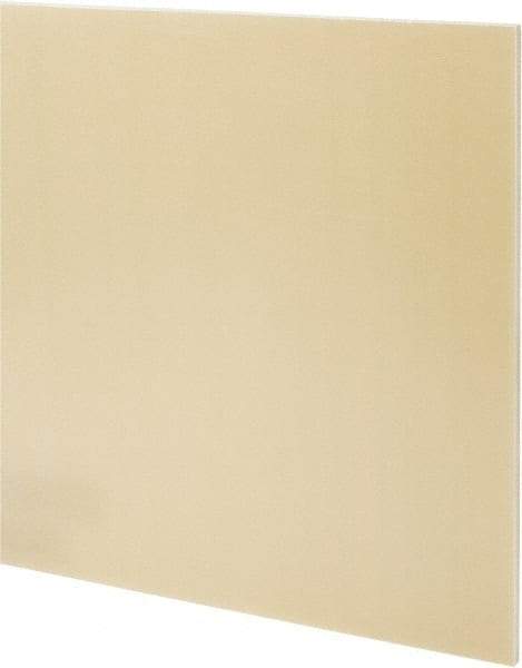 Made in USA - 1/4" Thick x 36" Wide x 4' Long, Epoxyglass Laminate (G10/F4) Sheet - Mustard Yellow, ±0.022 Tolerance - Americas Industrial Supply