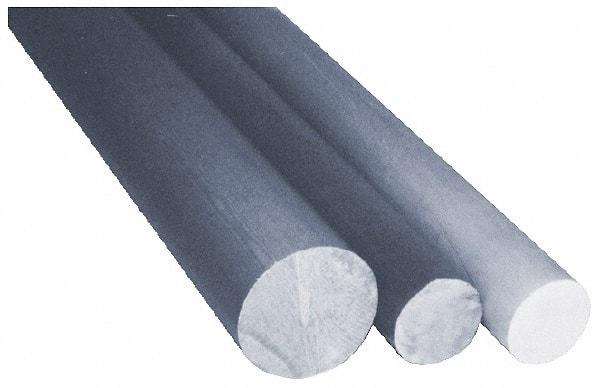Made in USA - 4' Long, 1-3/8" Diam, Glass-Cloth Melamine Laminate (G5/G9) Plastic Rod - Grayish Brown - Americas Industrial Supply