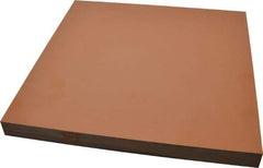 Made in USA - 1" Thick x 12" Wide x 1' Long, Paper-Base Phenolic Laminate (XX) Sheet - Tan - Americas Industrial Supply