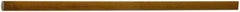 Made in USA - 1' Long, 2" Diam, Polyurethane Plastic Rod - 60A Hardness, Black - Americas Industrial Supply