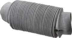 Made in USA - 24 Inch Long, 0.04 Inch Thick, Nylon Airtight Molded Bellows - 2-1/2 Inch Inside Diameter - Americas Industrial Supply