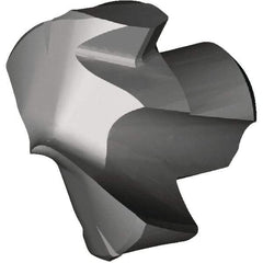 Kennametal - Series KenTIP, 13.3mm Diam Grade KC7410 140° Replaceable Drill Tip - Carbide, AlCr Finish, P Seat Size - Americas Industrial Supply