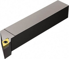 Sandvik Coromant - SDJC, Right Hand Cut, -3° Lead Angle, 10mm Shank Height x 10mm Shank Width, Neutral Rake Indexable Turning Toolholder - 125mm OAL, DCMT 07 02 04 Insert Compatibility, Series CoroTurn 107 - Americas Industrial Supply
