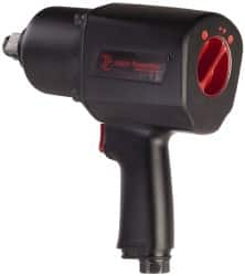 PRO-SOURCE - 3/4" Drive, 6,200 RPM, 1,300 Ft/Lb Torque Impact Wrench - Pistol Grip Handle, 9 CFM, 3/8" Inlet - Americas Industrial Supply