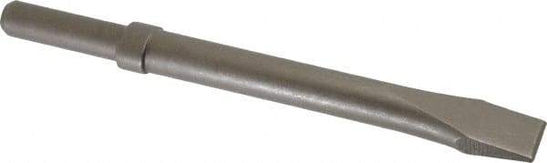 PRO-SOURCE - 25" Head Width, 10.2" OAL, 0" Shank Diam, Flat Chisel - Round Shank, Alloy Steel - Americas Industrial Supply