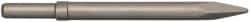 PRO-SOURCE - 10.2" OAL, Moil Point Chisel - Round Shank, Alloy Steel - Americas Industrial Supply