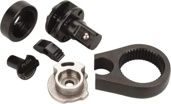 PRO-SOURCE - For Use with 1/2 Impact Ratchet Wrench 5550002345JP, Rebuild Kit - Rear End Plate 34-301714, Front End Plate 34-301719, Yoke 33-301332, Reverse Button 34-301733, Ratchet Pawl 30137, 1/2 Ratchet Anvil 34-301738 - Americas Industrial Supply