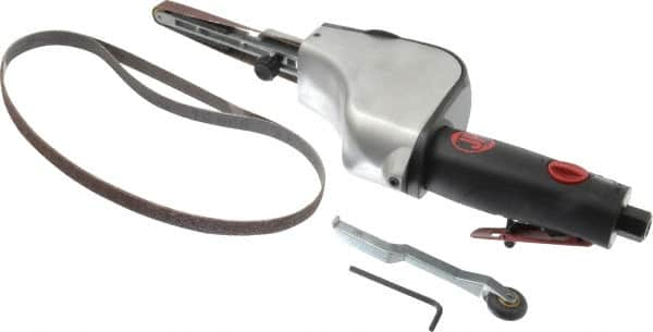 PRO-SOURCE - 1/4 to 1/2 x 24 Inch, 20,000 RPM Air Belt Sander - 1/4 NPT Inlet, 4.2 CFM Air Consumption - Americas Industrial Supply