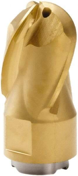 Seco - MP10 M03 Grade MP3000 Carbide Milling Tip Insert - TiAlN Finish, 3 Flutes, 10mm Cutting Diam, 12mm Depth of Cut, 21mm Extension, 0.197" Cnr Rad - Americas Industrial Supply