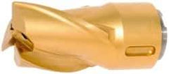 Seco - MP10 E03 Grade F40M Carbide Milling Tip Insert - TiAlN/TiN Finish, 3 Flutes, 10mm Cutting Diam, 12mm Depth of Cut, 21mm Extension, 0.012" Cnr Rad - Americas Industrial Supply