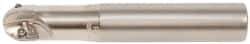 Seco - 5/8" Cut Diam, 0.55" Max Depth of Cut, 5/8" Shank Diam, 3.878" OAL, Indexable Ball Nose End Mill - Straight Shank, R218.20 Toolholder, 218.20-080.R Insert - Americas Industrial Supply