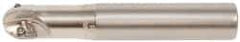 Seco - 5/8" Cut Diam, 0.55" Max Depth of Cut, 5/8" Shank Diam, 3.878" OAL, Indexable Ball Nose End Mill - Straight Shank, R218.20 Toolholder, 218.20-080.R Insert - Americas Industrial Supply