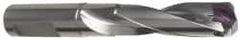 Guhring - 3/4 to 0.767" Diam, 62.1mm Max Depth, 3/4" Shank Diam, 91mm Flute, Replaceable Tip Drill - HT 800 WP Insert, Series 4107 - Americas Industrial Supply