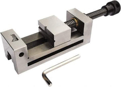 Gibraltar - 2-3/4" Jaw Width, 3" Jaw Opening Capacity, 1-9/16" Jaw Height, Toolmaker's Vise - Flat Jaw, 0.003" Parallelism, 0.005" Squareness, 254mm OAL x 4-1/4" OAH - Americas Industrial Supply