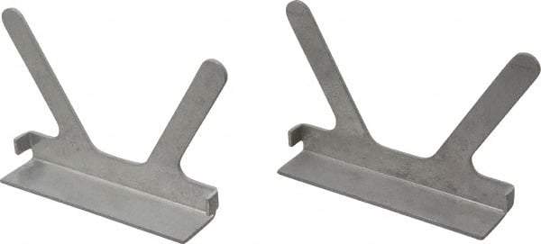 Gibraltar - 5" Jaw Width, Aluminum, Vise Jaw Cap - Press On Attachment - Americas Industrial Supply