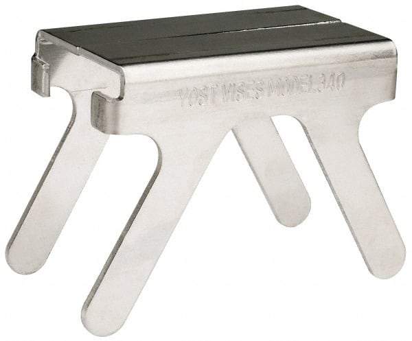 Gibraltar - 4" Jaw Width, Aluminum, Vise Jaw Cap - Press On Attachment - Americas Industrial Supply