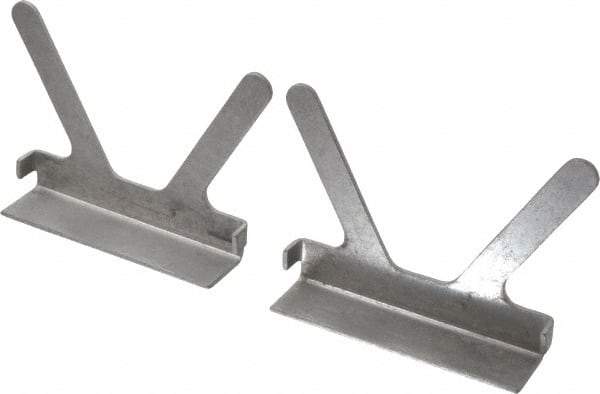 Gibraltar - 4-1/2" Jaw Width, Aluminum, Vise Jaw Cap - Press On Attachment - Americas Industrial Supply