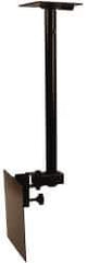 Video Mount - Steel, Flat Panel Ceiling Mount For 25 to 37 Inch LCD Monitor - Black, 75 Lbs. Load Capacity, 20° Max Tilt Angle, Ceiling Mount Rotating and Tilting - Americas Industrial Supply