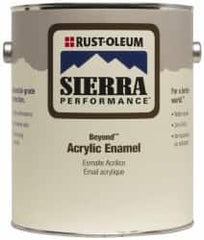 Rust-Oleum - 1 Gal Deep Base Gloss Finish Industrial Enamel Paint - 165 to 520 Sq Ft per Gal, Interior/Exterior - Americas Industrial Supply