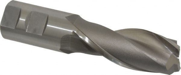 OSG - 1-1/4", 3" LOC, 1-1/4" Shank Diam, 5-1/2" OAL, 2 Flute, Cobalt Square End Mill - Americas Industrial Supply