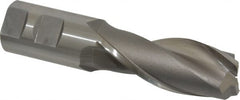 OSG - 1-1/4", 3" LOC, 1-1/4" Shank Diam, 5-1/2" OAL, 2 Flute, Cobalt Square End Mill - Americas Industrial Supply