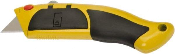 Ability One - Snap Utility Knife - 7" Steel Blade, Yellow Steel Handle - Americas Industrial Supply