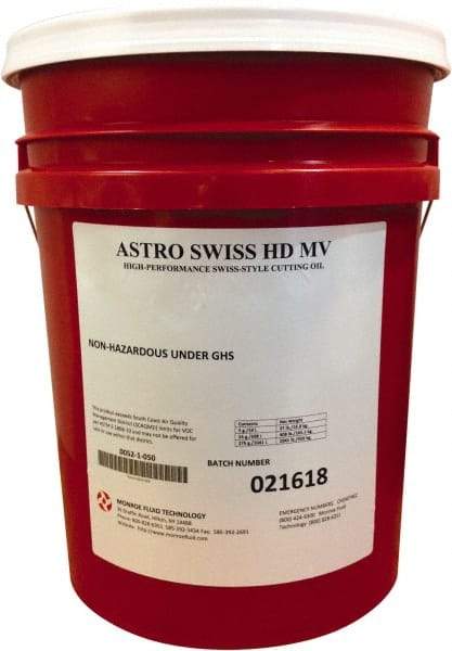 Monroe Fluid Technology - 5 Gal Pail Cutting & Grinding Fluid - Straight Oil - Americas Industrial Supply