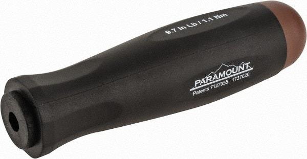 Paramount - 1 Piece, 1.1 Max N/m, Preset Torque Limiting Screwdriver - 0.1969" Drive - Americas Industrial Supply